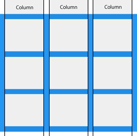 Html Column And Row Layout