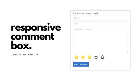 Html Comment Box