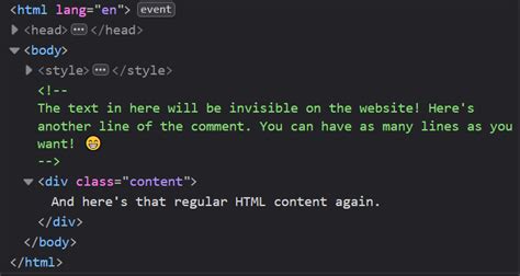 Html Comment Double Dash