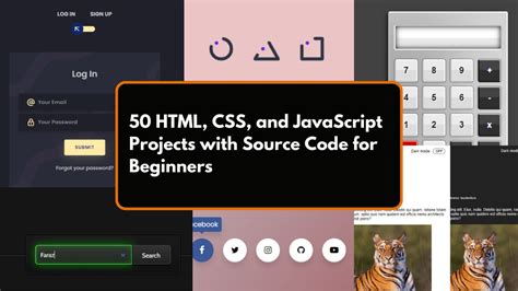 html css javascript pdf free download with source code