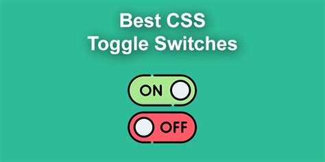 html css toggle switch with text