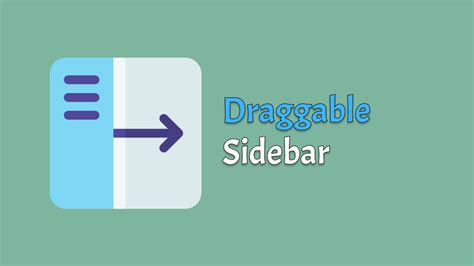 Html Draggable Sidebar