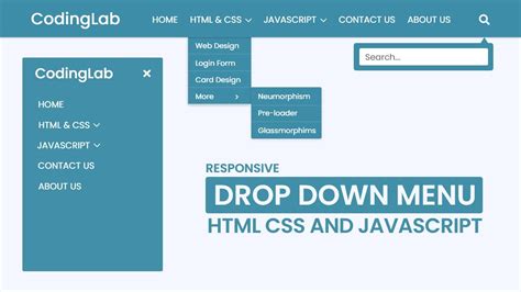 Html Drop Down Menu Template