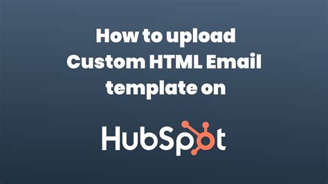 Html Email Hubspot