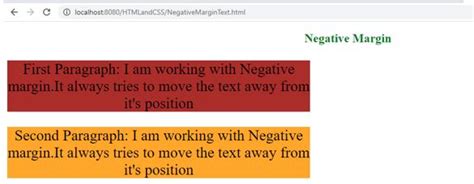 Html Email Negative Margin