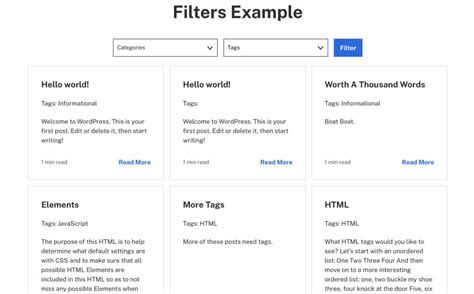 Html Filter Url