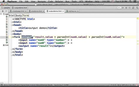 html form programs examples with output