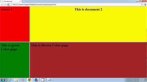Html Frame Color