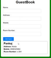 Html Guestbook Code For site