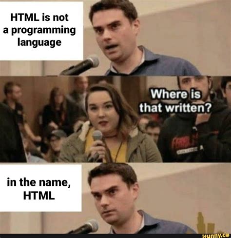 html is not a programming language it is a