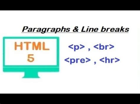 Html Line Break Spacing
