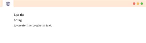 Html Line Break With Color