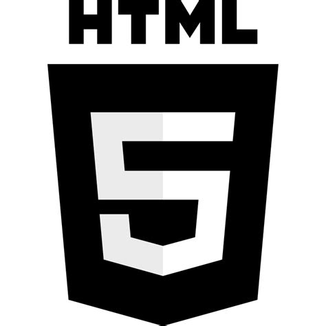 html logo png black