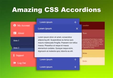 Html Nested Accordion List