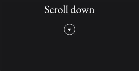 Html Page Down Button