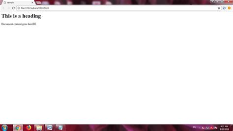 Html Page Skeleton