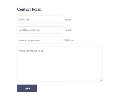 html php email form template
