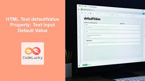 Html Post Default Value