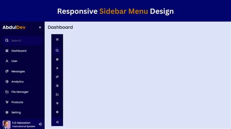 Html Sidebar Padding