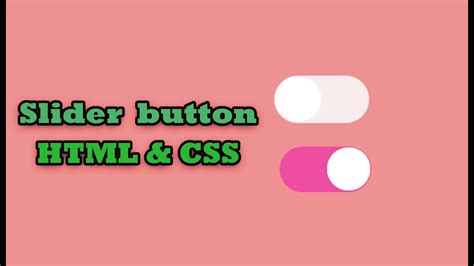 Html Slider Button With Text