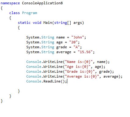 Html String C# Example