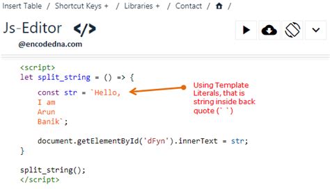 Html String Split