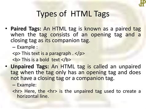 Html Tags Events