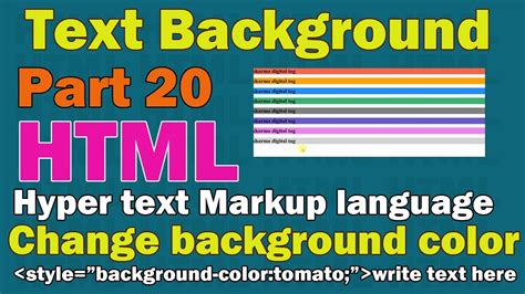 Html Text Background Box
