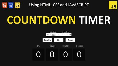 Html Timer Function