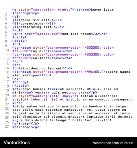 html web page design code examples pdf