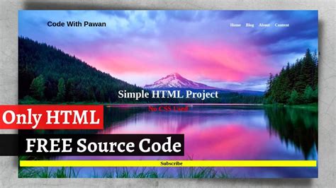 Html  Page Examples With Source Code