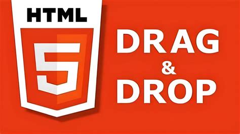 Html5 Drag And Drop Example