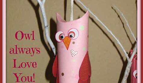 Http Wwwhappyclippingscom 2013 01 Diy Valentine Paper Roll Owlshtml Toilet Owl 's Day Craft For Kids