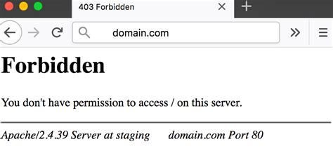 http 403 forbidden error