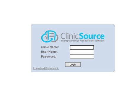 https secure clinicsource com clinicportal login aspx