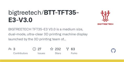 Https Github Com Bigtreetech/Btt Tft35 E3 V3 0