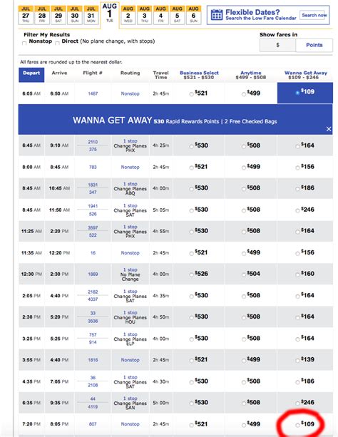 How to Use the Southwest Airlines Low Fare Calendar? Travel Blog
