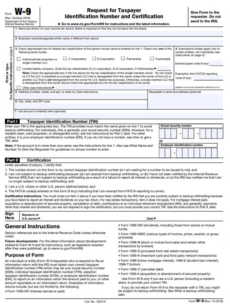 Https Www.irs.gov Forms-Pubs About-Form-W9