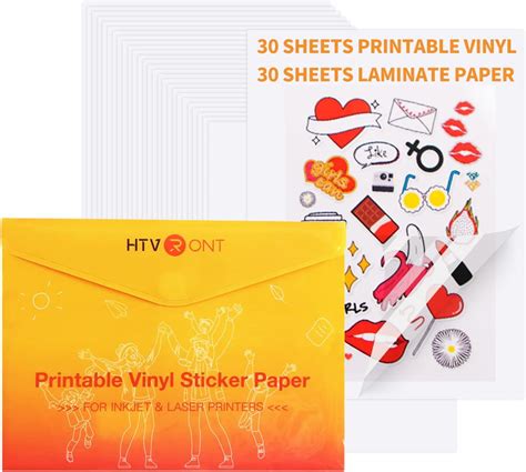 Htvront Transparent Printable Vinyl Sticker