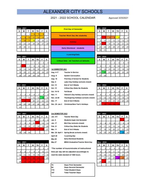 Huber Heights City Schools Calendar