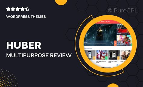 News Huber Multi Purpose Review Theme 2023