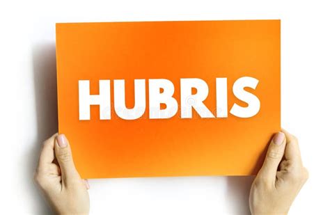 Hubris Quotes