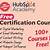 hubspot academy free certification