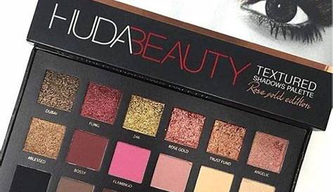 Huda Beauty Palettes Rose Gold Amazon Com Textured Shadows Palette
