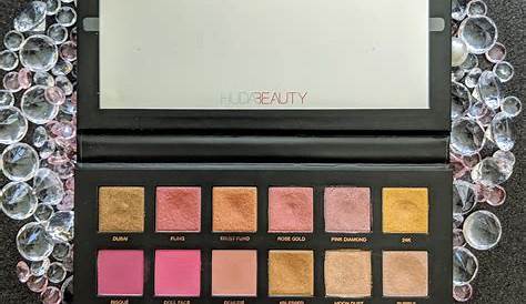 Huda Beauty Rose Gold Remastered Palette Review FASHION