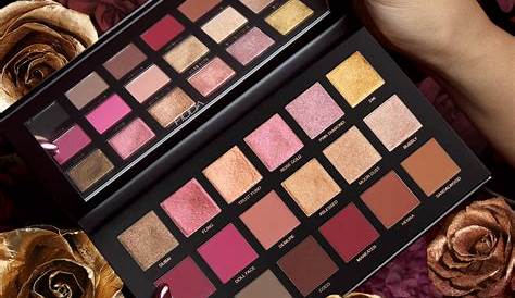 Huda Beauty Rose Gold Palette 18 Eyeshadow Edition For Parlour And