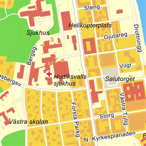 Hudiksvalls Sjukhus Karta Karta 2020