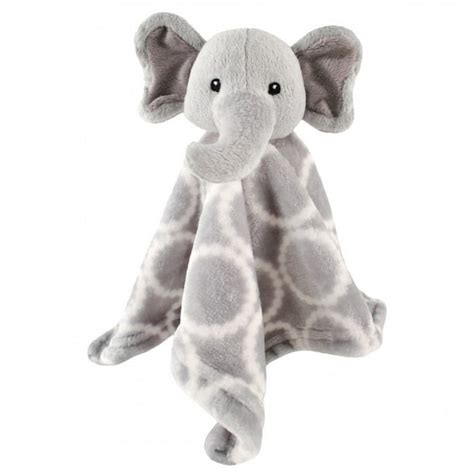 home.furnitureanddecorny.com:hudson baby animal friend plush security blanket gray elephant