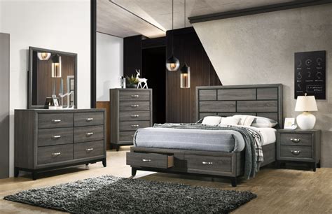 Hudson Gray Bedroom Set