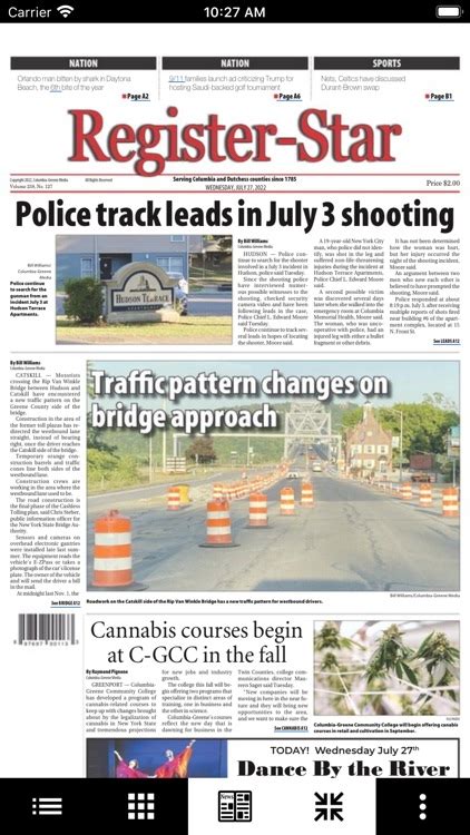 hudson register star